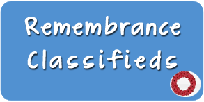 Classified Remembrance Classifieds Advertisement
