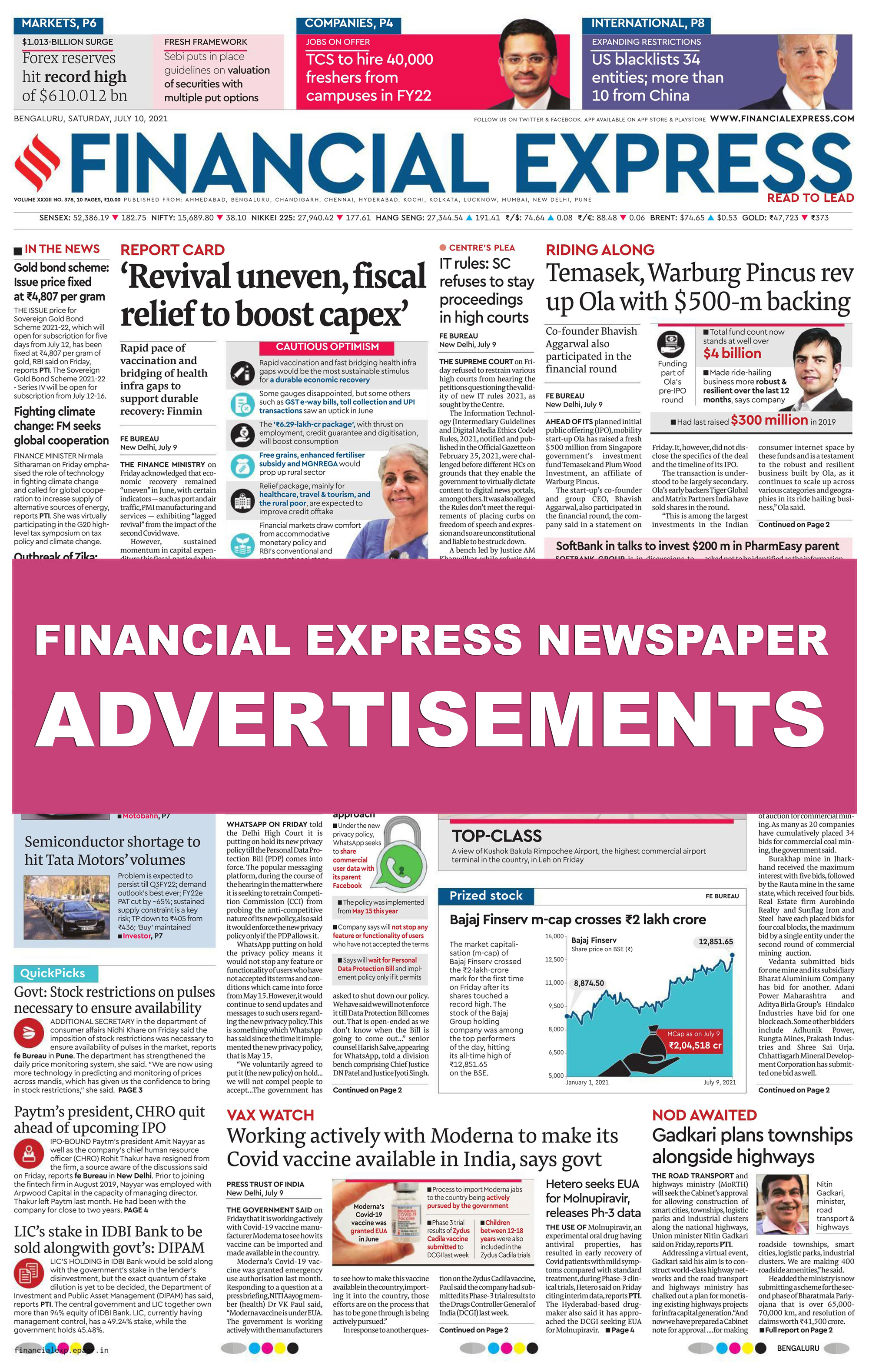 Financial Express Ads Online Booking Financial Express Newspaper Ads Financial Express Ads Online Booking Financial Express Newspaper Ads