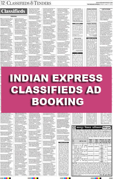 Indian Express Classified Epaper