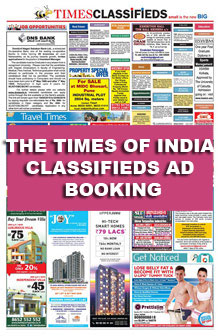 Times of India Classifieds Epaper