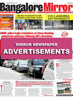 Mirror Newspaper Ads