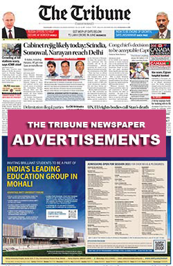 Tribune Newspaper Ads